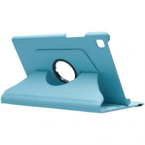 360° draaibare Bookcase voor de Samsung Galaxy Tab A7 - Turquoise