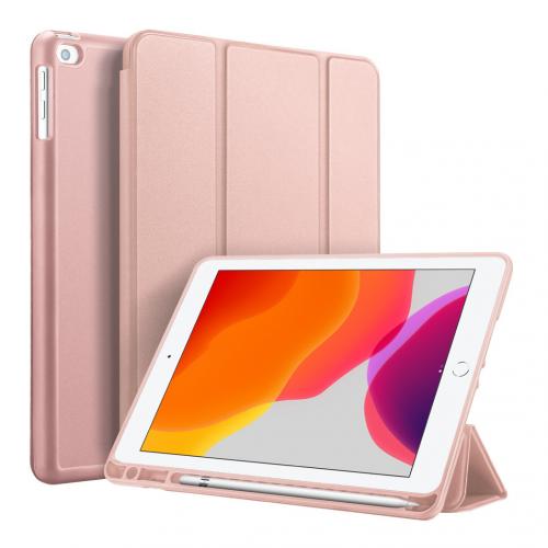 Accezz Smart Silicone Bookcase voor de iPad 10.2 (2019 / 2020 / 2021) - Rosé Goud