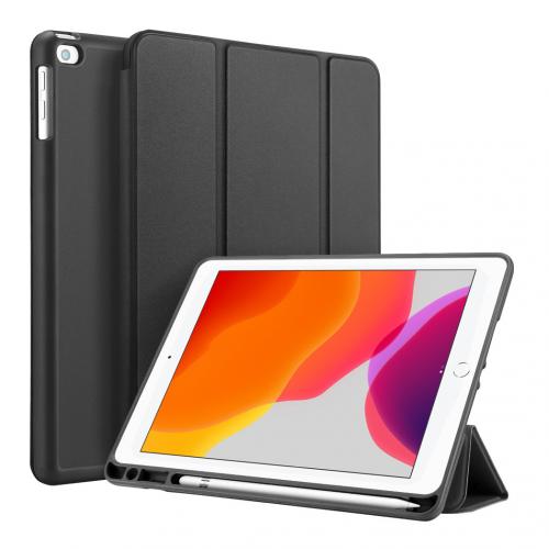 Accezz Smart Silicone Bookcase voor de iPad 10.2 (2019 / 2020 / 2021) - Zwart