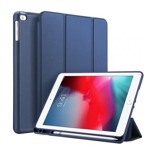 Accezz Smart Silicone Bookcase voor de iPad (2018) / (2017) / Air (2) - Blauw