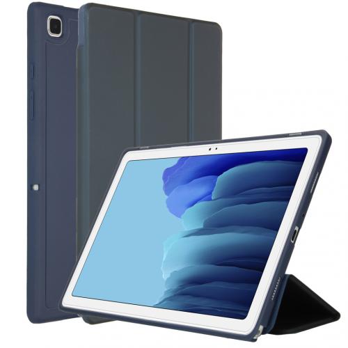 Accezz Smart Silicone Bookcase voor de Samsung Galaxy Tab A7 - Donkerblauw