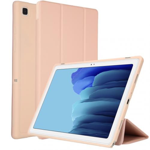 Accezz Smart Silicone Bookcase voor de Samsung Galaxy Tab A7 - Rosé Goud