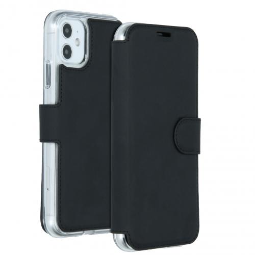 Accezz Xtreme Wallet Booktype voor de iPhone 11 - Zwart