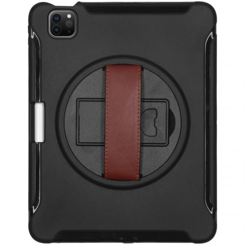 Defender Backcover met strap voor de iPad Air (2022 / 2020) - Zwart