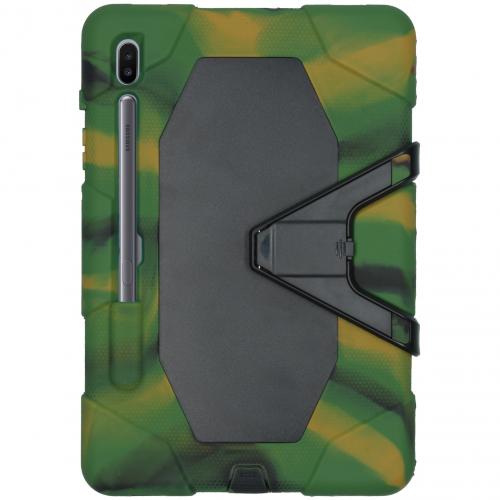 Extreme Protection Army Backcover voor Samsung Galaxy Tab S6 - Groen