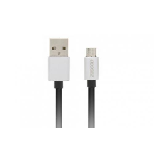 Fast Charging Micro-USB naar USB-kabel 1 meter - Zwart