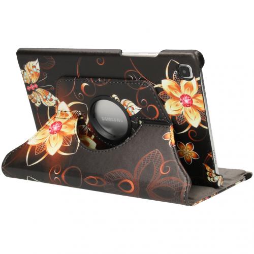 iMoshion 360° Draaibare Design Bookcase voor de Galaxy Tab A7 - Butterfly Flower