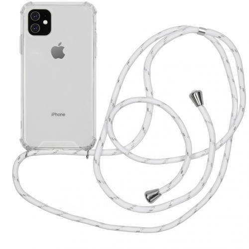 iMoshion Backcover met koord voor de iPhone 11 - Wit Zilver