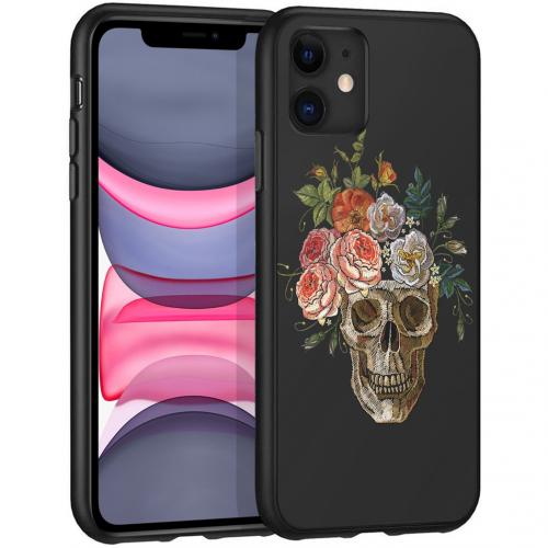 iMoshion Design hoesje voor de iPhone 11 - Doodshoofd - Multicolor