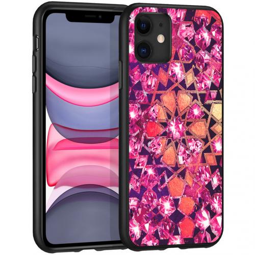 iMoshion Design hoesje voor de iPhone 11 - Grafisch - Roze Bling