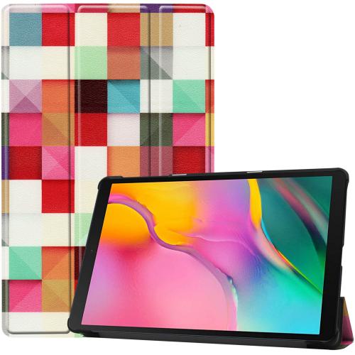 iMoshion Design Trifold Bookcase Galaxy Tab A 10.1 (2019) - Kleurtjes