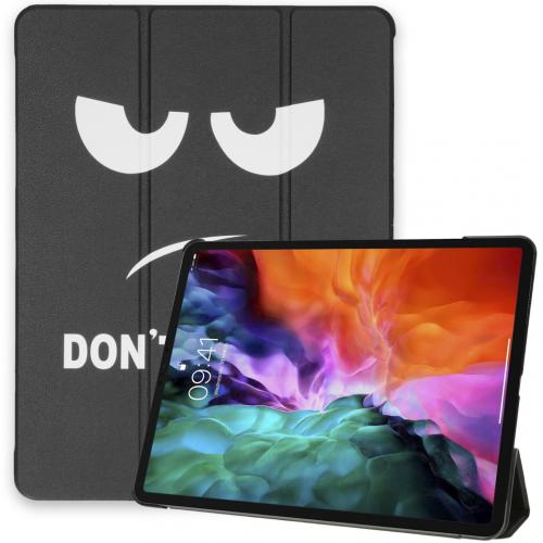 iMoshion Design Trifold Bookcase voor de iPad Pro 12.9 (2020-2018) - Don't touch