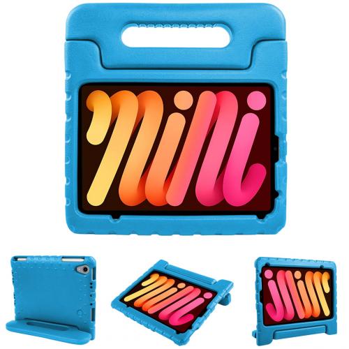 iMoshion Kidsproof Backcover met handvat voor de iPad Mini 6 (2021) - Blauw
