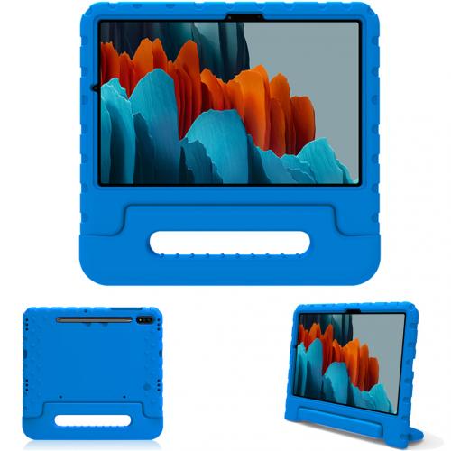iMoshion Kidsproof Backcover met handvat voor de Samsung Galaxy Tab S8 / S7 - Blauw