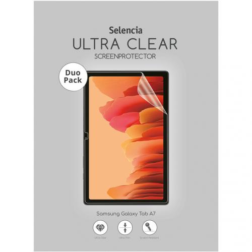 Selencia Duo Pack Ultra Clear Screenprotector voor de Samsung Galaxy Tab A7