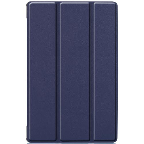 Stand Bookcase voor de Lenovo Tab M10 Plus - Donkerblauw