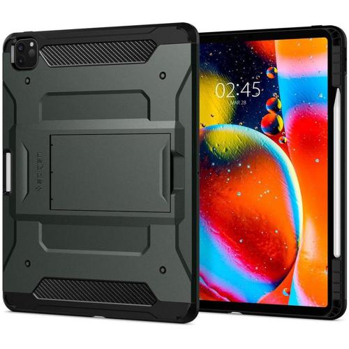 Tough Armor Tech Backcover voor de iPad Pro 12.9 (2020) - Military Green