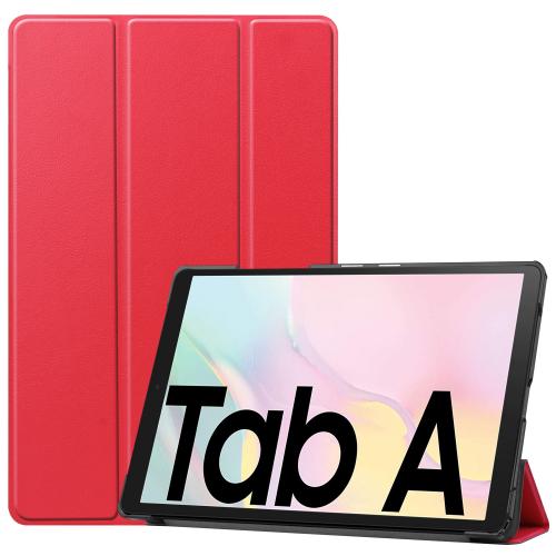 Trifold Bookcase voor de Samsung Galaxy Tab A7 - Rood